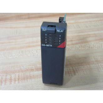 Automation Direct D2-08TR Directlogic Relay Output Module D208TR wBlack Relays