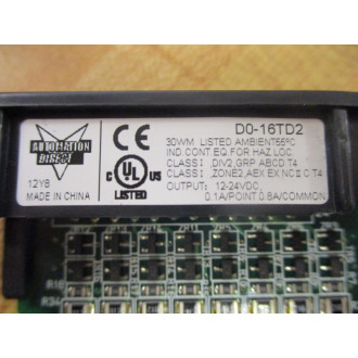 Automation Direct D0-16TD2 16-Pt DC Output Module D016TD2 - New No Box