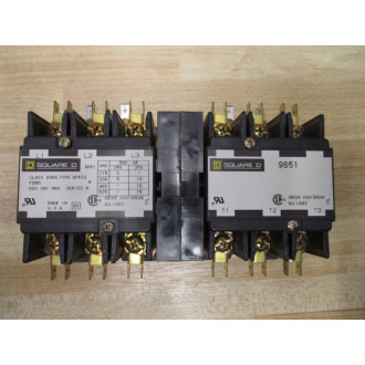 Square D 8965DPR33 Reverse Hoist Contactor 9561 - New No Box Square D 8965DPR33 Reverse Hoist Contactor 9561 - New No Box