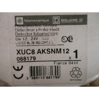 Square D XUC8AKSNM12 Telemecanique Photoelectric Sensor