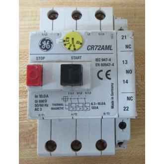 General Electric CR72AML Motor Starter W Aux Contact - Used