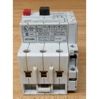 General Electric CR72AML Motor Starter W Aux Contact - Used
