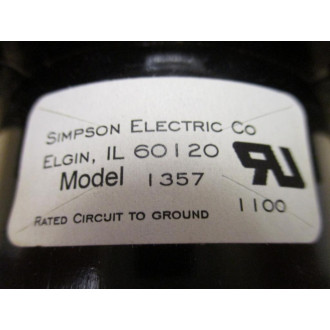 Simpson 03210 Panel Meter 0357