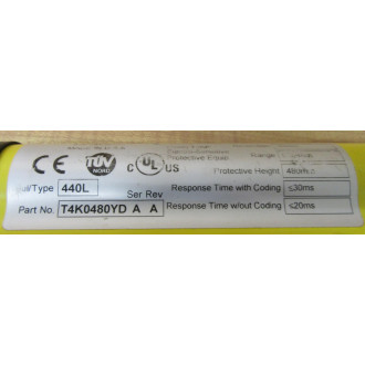 Allen Bradley T4K0480YD Light Curtain - Used