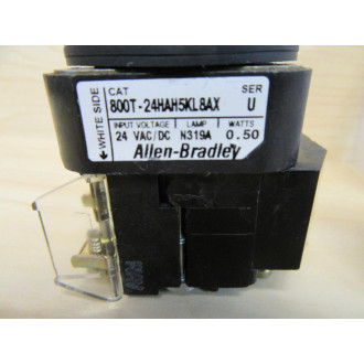 Allen Bradley 800T-24HAH5KL8AX Selector Switch - New No Box