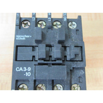 Sprecher Schuh CA3-9-10 Contactor  CA3910 21V 24V - New No Box