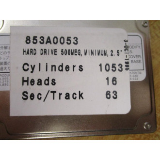 Toshiba MK1924FCV 2.5" Hard Disk Drive HDD2514 - Used