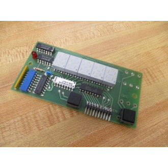 PA Scale 57018-2 Display Board PCB 570182 - Used