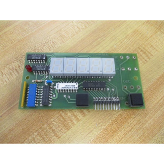 PA Scale 57018-2 Display Board PCB 570182 - Used