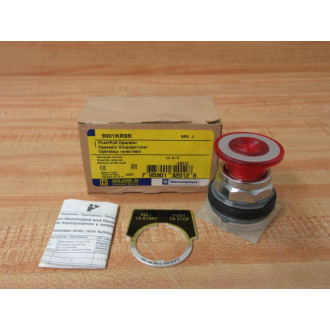 Square D 9001-KR9R PushPull Operator 32012 Series J