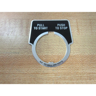 Square D 9001-KR9R PushPull Operator 32012 Series J