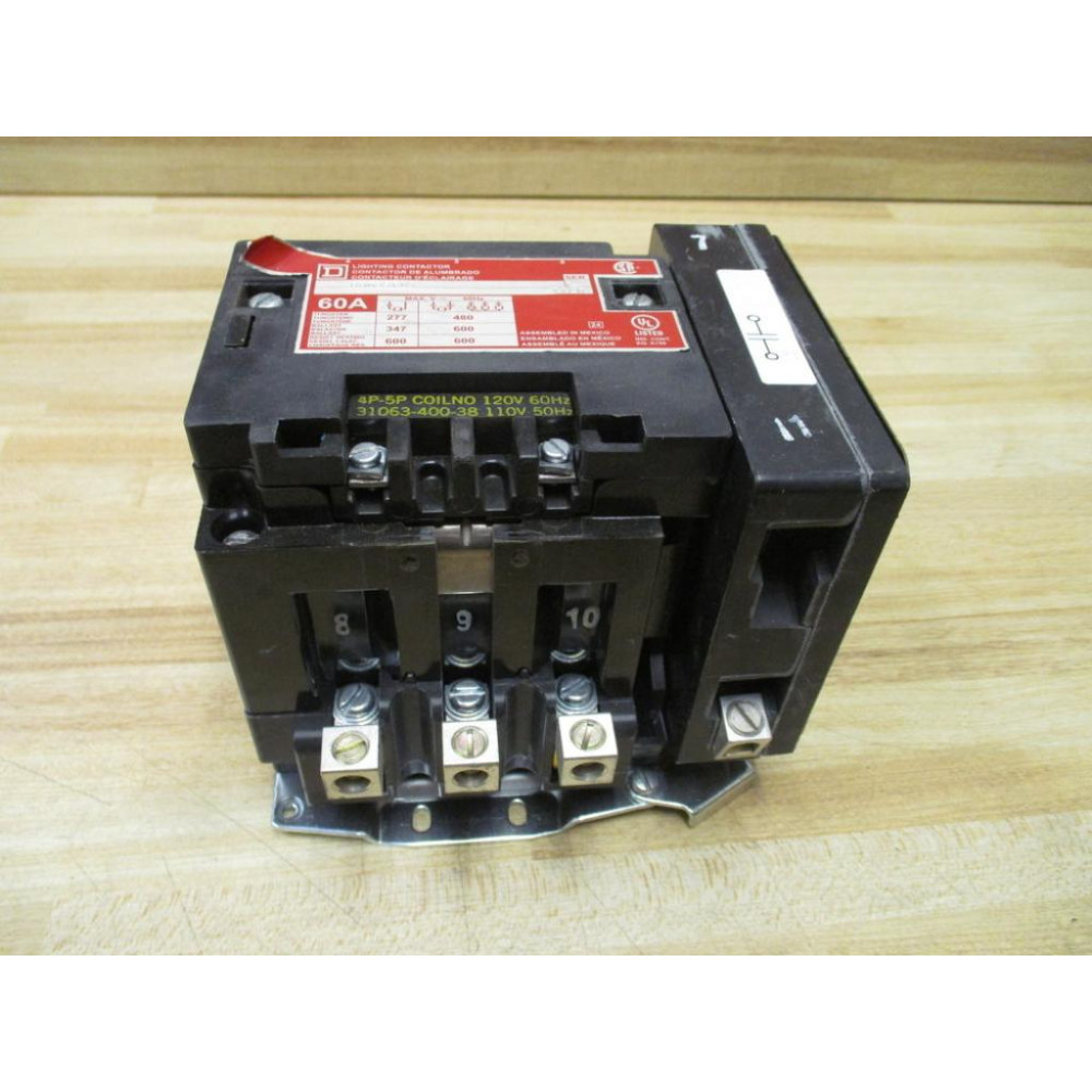 Square D 8903SP03 60 AMP Lighting Contactor - New No Box