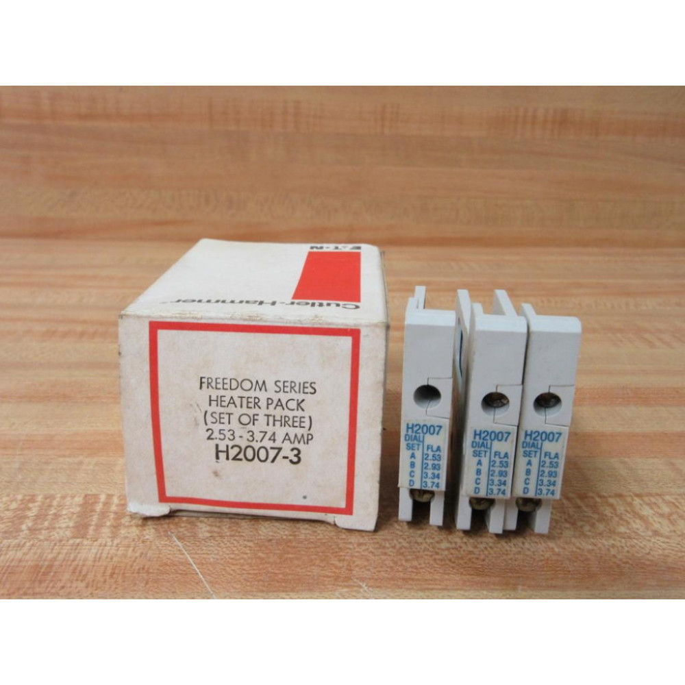 Cutler Hammer H2007-3 Eaton Heater Pack H20073 (Pack of 3)