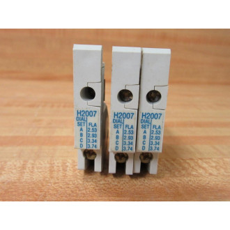 Cutler Hammer H2007-3 Eaton Heater Pack H20073 (Pack of 3)