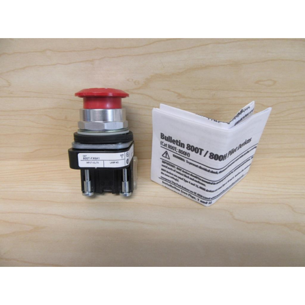 Allen Bradley 800T-FX6A1 Push Button 2-Pos Ser. T - New No Box