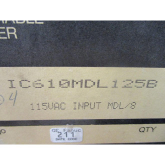 Fanuc IC610MDL125B Input Module