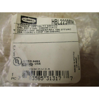 Hubbell HBL223MM Toggle Switch (Pack of 3)