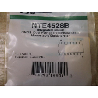 NTE NTE4528B Integrated Circuit (Pack of 7)