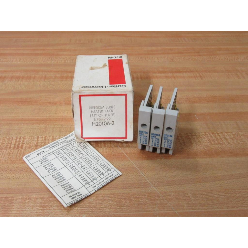 Cutler Hammer H2010A Eaton Heater Pack H2010A-3 (Pack of 3)
