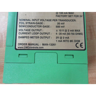 Cleveland-Kidder MWI-13261 Load Cell Amplifier MWI13261 - New No Box