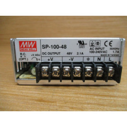 Mean Well SP-100-48 Switch Power Supply SP10048 - Used