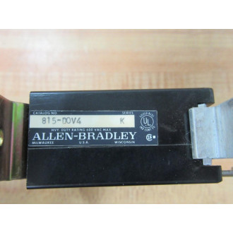 Allen Bradley 815-D0V4 Overload Relay Panel 815-DOV4 - New No Box