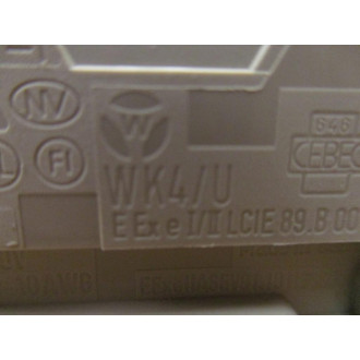 Wieland Bamberg WK4U Terminal Block Beige (Pack of 67)