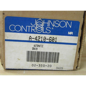 Johnson Controls 02-350-20 Automatic Drain Trap A-4210-601