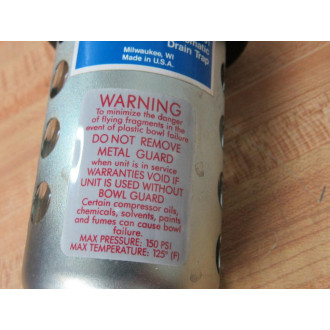 Johnson Controls 02-350-20 Automatic Drain Trap A-4210-601