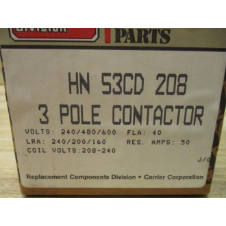Essex HN 53CD 208 Contactor 154-D0K3