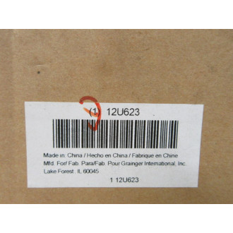 Grainger 12U623 Analog Panel Mount Thermometer