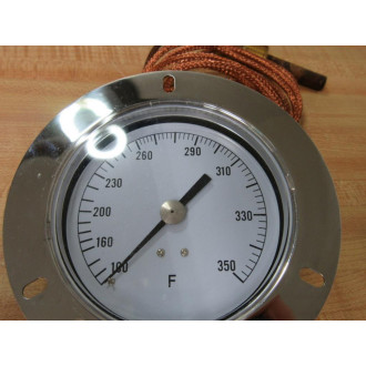 Grainger 12U623 Analog Panel Mount Thermometer