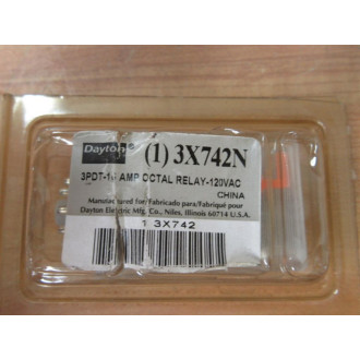 Dayton 3X742N Octal Relay