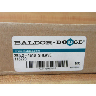 Baldor Dodge 118220 Sheave 2B5.2-1610
