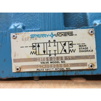 Vickers DG5S82CWB11 Sperry Directional Valve 628748 - Refurbished
