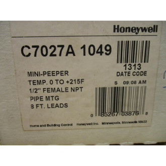 Honeywell C7027A-1049 Flame Detector C7027A1049 8' Leads