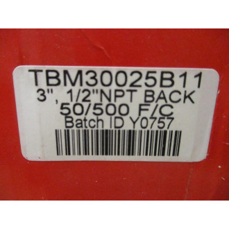 Winters TBM30025B11 Bi-Metal Thermometer