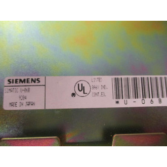 Siemens U-06B SIMATIC IT 6-Slot IO Rack Base U06B