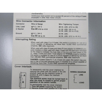 Siemens F353 Enclosed Safety Switch