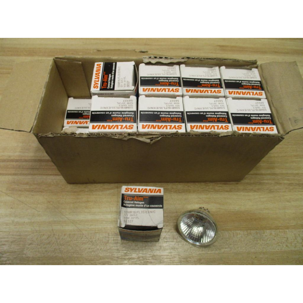 Sylvania 50MR16FL35EXNC Tru-Aim Covered Bulb 58327 (Pack of 19) Sylvania 50MR16FL35EXNC Tru-Aim Covered Bulb 58327 (Pack of 19)