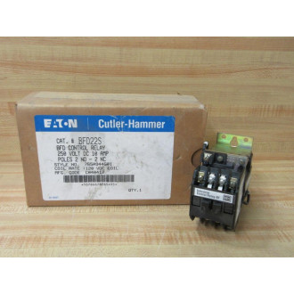 Eaton BFD22S Cutler Hammer BFD Control Relay 765A944G01