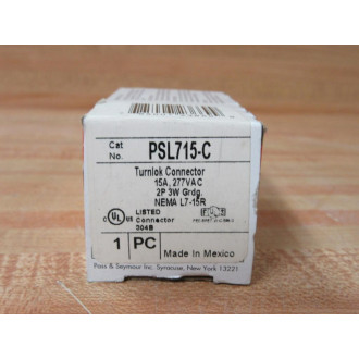 Pass & Seymour PSL715-C Turnlok Connector PSL715C