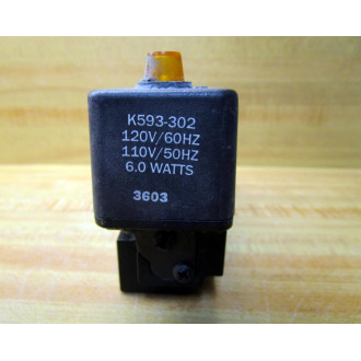 Parker L7452440153B Schrader Bellows Solenoid Valve - Used