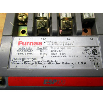 Furnas 14ES32A Contactor - Used