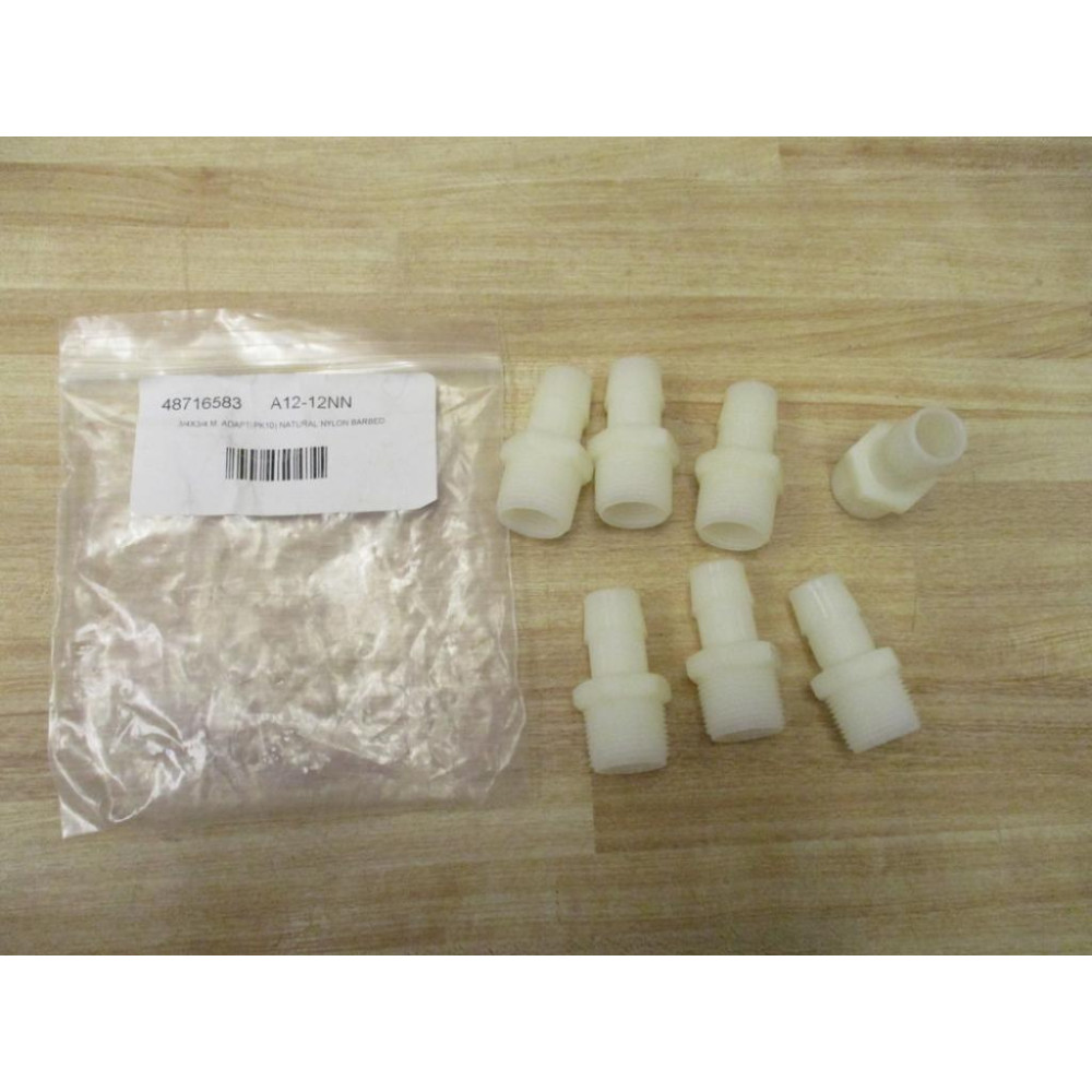 MSC Industrial A12-12NN 34" Tube Adapter A1212NN (Pack of 7)