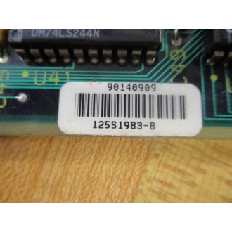ABB 125S1983-8 Control Board 125S19838 125S1983-1 - Used