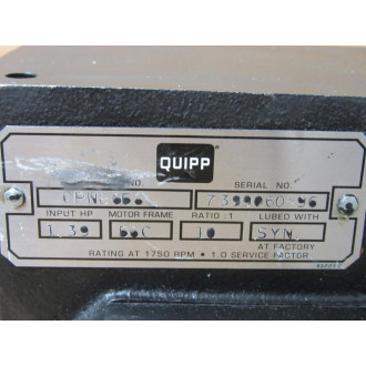 Quipp QPN8658 Gear Reducer - New No Box