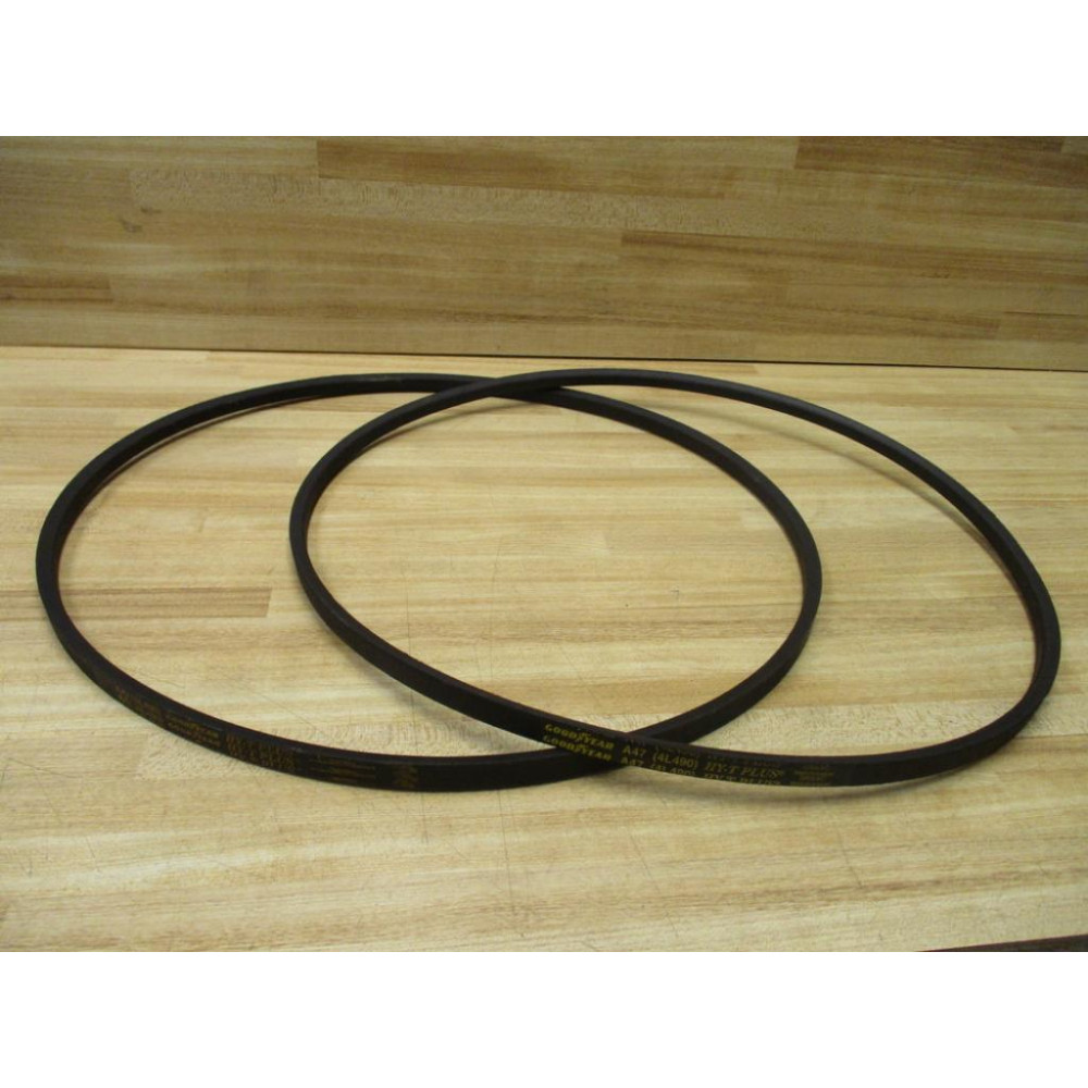 Goodyear A47 HY-T Plus V-Belt 4L490 (Pack of 2) - New No Box