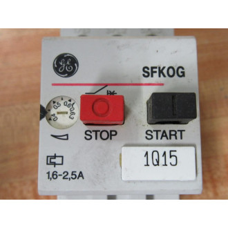 General Electric SFK0G Motor Protection Circuit Breaker SFKOG - Used
