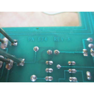 LCI 674 Circuit Board Assembly 673 - Used